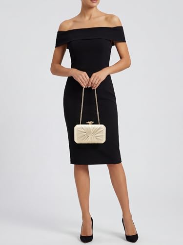 Image of CHUNLI Satin Clutch Bag, Elegant Clutch Purse for Women, Gold Evening Bags