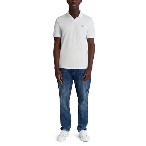 KARL LAGERFELD Men's Basic Short Sleeve Karl Graphic Polo2