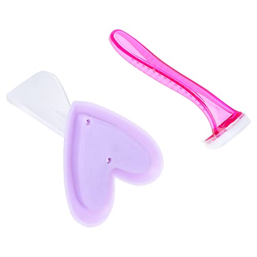 FOMIYES 1セット 局部トリミング 電動トリマー レディースシェーバー 女性用フェイスカミソリ 女性用電気シェービング用カミソリ 電気フェイスシェーバー 女性用電気シェーバー シリカゲル