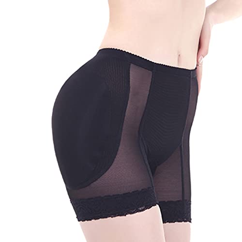 Image of Lu's Chic Women's Padded Shapewear Shorts Hip Padding Lifter Panties Mesh Body Shaper Shorts Shapewear