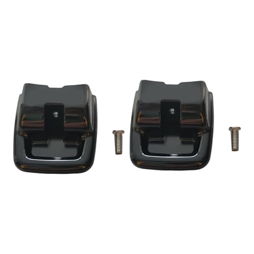 2Pcs Replacement Handles for Container and Pans Pressure Pan Cooker Part Black Short Side Handles with Screw Installation Kitchen Appliance Repair Handle miniatura 1