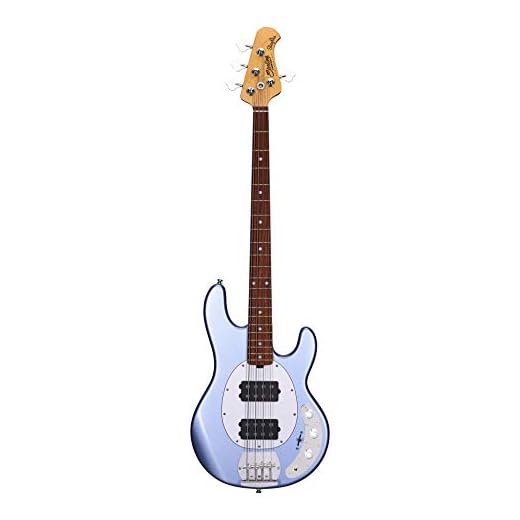 Sterling by Music Man 4 String Bass Guitar, Right, Lake Blue Metallic (RAY4HH-LBM-R1)
