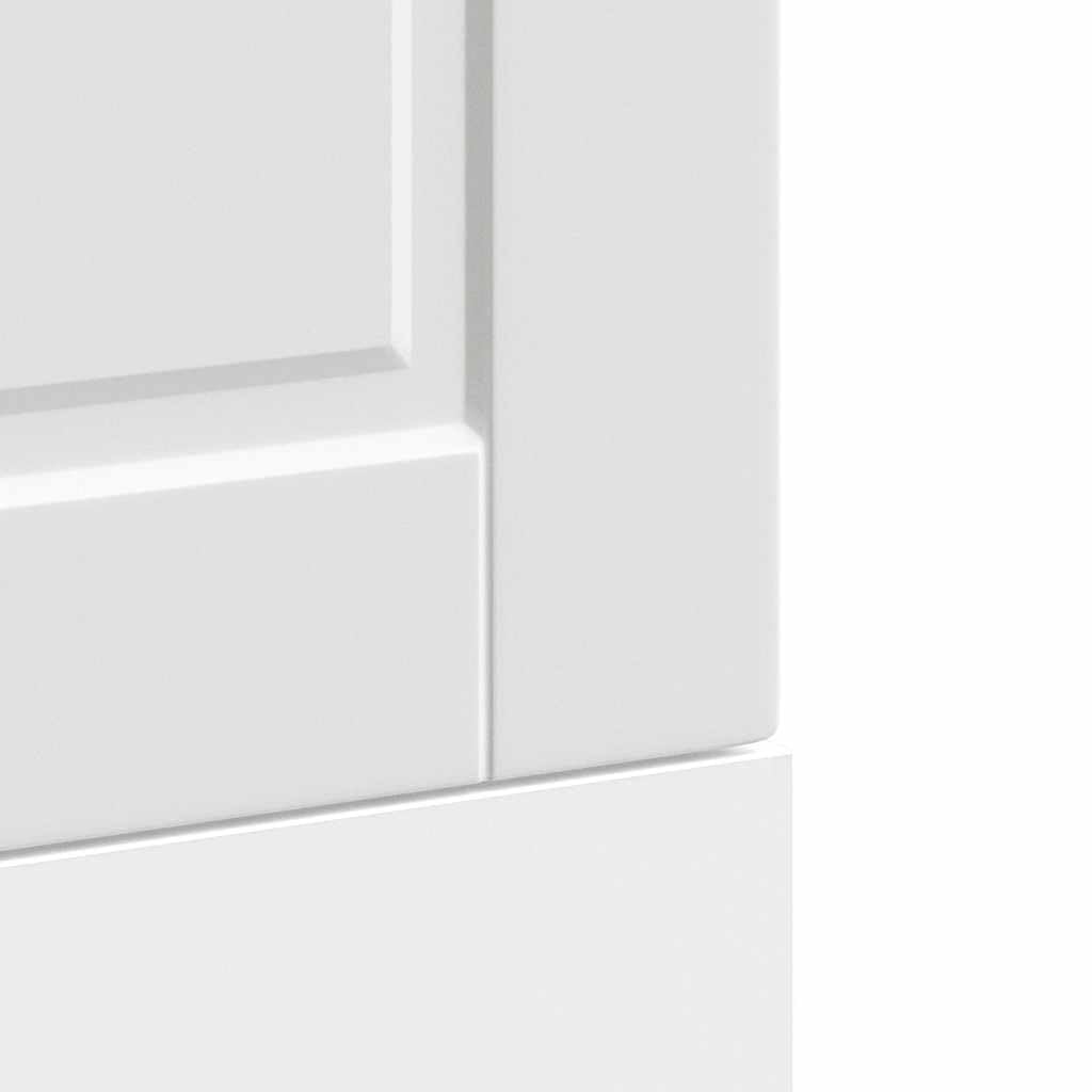 Geschirrspülerblende Porto Weiß Holzwerkstoff 45 x 1,5 x 57 cm Türplatte für Küchenschrank Spülmaschine Schutz mit zeitlosem Design für Stauraum und Küchenorganisation