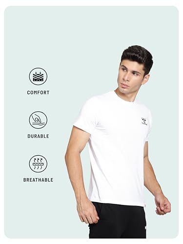 Image of hummel Evel Men's T-Shirt 2.0 | Comfortable | Breathable Fabric | Durable | for Everyday Use | Ideal for Yoga or Gym | T-Shirt for Men