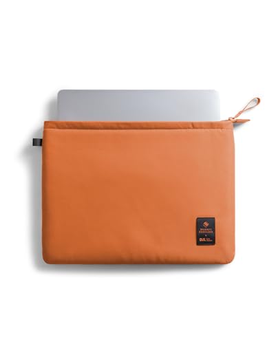 Image of DailyObjects Solid Skipper Sleeve | Stylish Durable Poly Cotton Canvas Material for Laptops & iPads | Zip Closure & Soft Cotton Inner Lining with Printed Slip Pockets