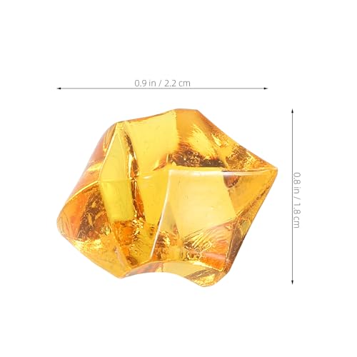 Cubitos de hielo acrílico reutilizables PRETYZOOM con relleno transparente de alta refracción 3
