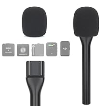 Compatibility - This is an universal interview handheld adaptor designed specifically for wireless microphones. It is compatible with most wireless microphones, such as Rode wireless GO 1/2 mic, Rode wireless Me/Pro, DJI mic 1/2, Synco G1/A2/G2, Holl...