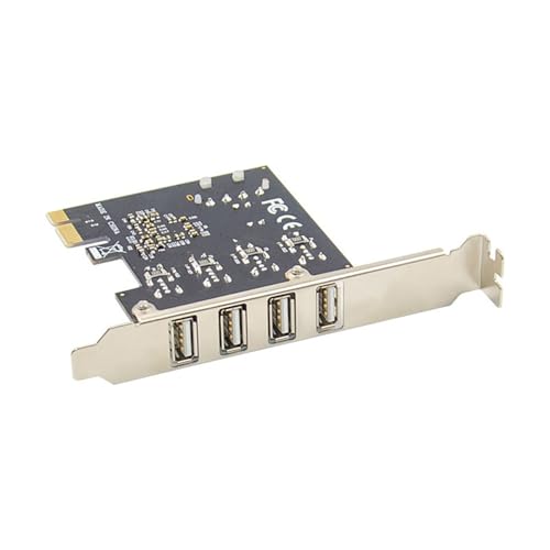 Carte de conversion PCI-E vers 4 ports USB 2.0 contre le manque de ports PC