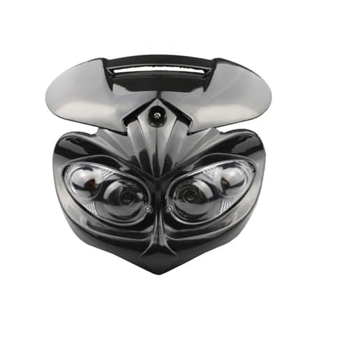 Phares moto LED 12V complets avec look quatre yeux œil de chat