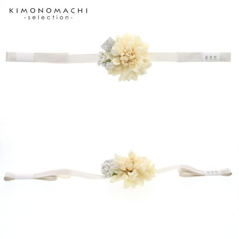 鼈甲　真珠　ブローチ　コサージュ　貴婦人　帯留　W6　着物　浴衣 Amazon | [KIMONOMACHI] お花帯飾り 和風館 リボン コサージュ