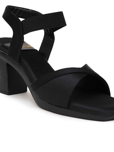 Image of Women's Shimmerstep Heel Sandal Comfortable Cushioned Footbed Adjustable Straps Anti-Slip Outsole Stylish & Elegant Design For Girls /Ladies