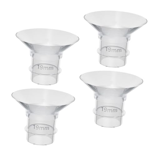 Abaodam 4個 搾乳器コンバータ ポンプインサート部品 柔軟なシリコンフランジインサート ウェアラブル搾乳器フランジインサート 洗えるシリコンインサートの交換品 さく乳器用品 シリカゲル