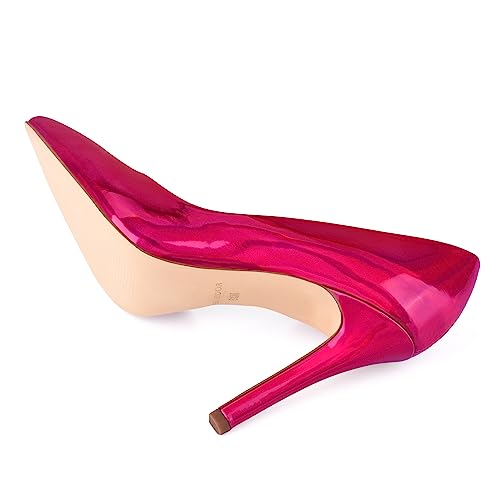 JENN ARDOR Stiletto High Heel Shoes for Women: Pointed, Closed Toe Classic Slip On Dress Pumps2