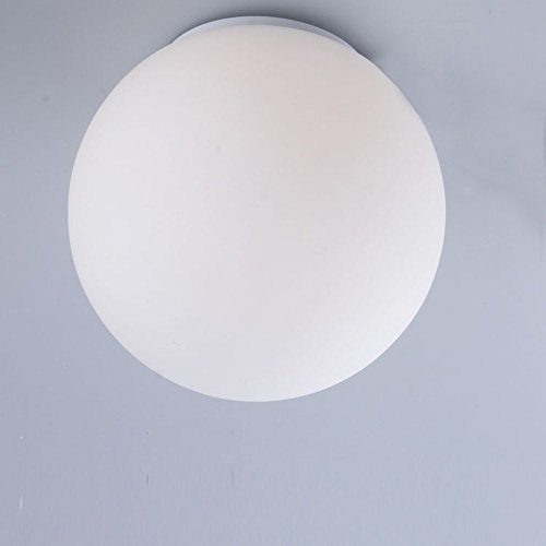 Lámpara de techo de vidrio E27 minimalista redonda para pasillos 4