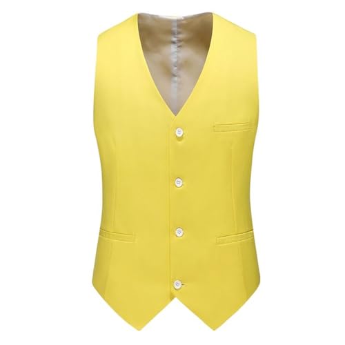 Gilet de costume homme à col en V et coupe ajustée pour style formel
