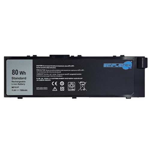 Batterie Dell Precision 7710 7720 11,4V 80Wh remplacement pour MFKVP TWCPG RDYCT