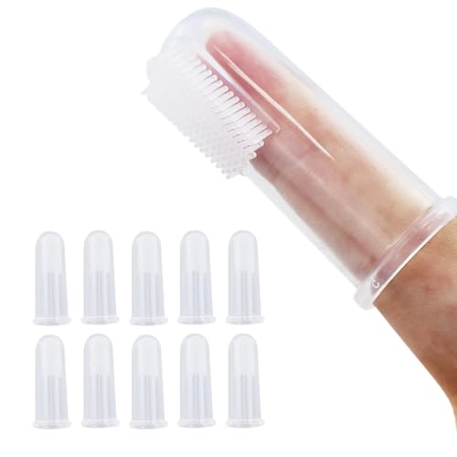 12pcs Spazzolino da denti in silicone morbido per animali domestici, spazzolino da denti per cani, spazzolino da denti per gatti, detergente per animali domestici