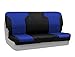 Coverking Custom Fit Rear Solid Back Seat Cover for Select Volkswagen Eos Models - Neoprene (Blue with Black Sides)