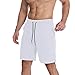 Hommes Printemps et été Couleur Unie lâche décontracté Rue Fitness Cravate Multi Poches Sports de Plein air Cinq Points Pantalon Shorts Casseroles pour Hommes