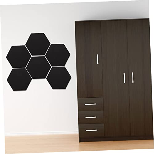 Panel acústico hexagonal de 3 piezas para grabación en casa, alta densidad miniatura 4