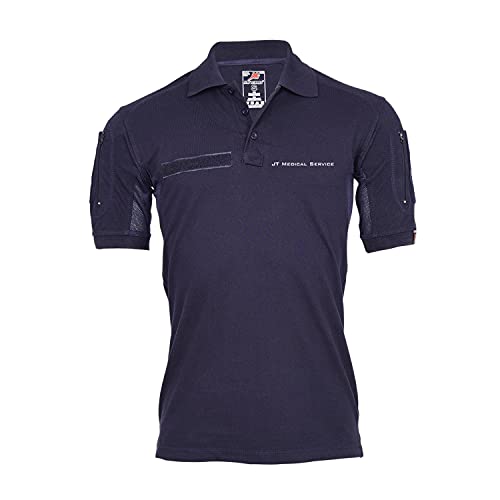 Polo de service médical bleu taille M le t-shirt tactique des gardes de médecin