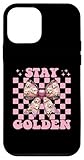 fiocco stay golden retriever dog girl mom coquette custodia per iphone 12 mini