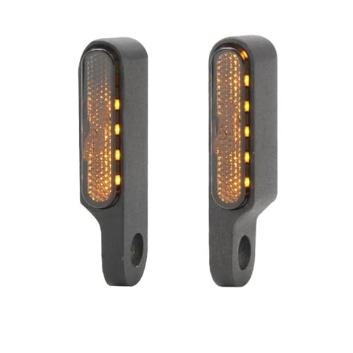 Clignotant moto LED ambre 12V pour guidon et feu arrière de scooter