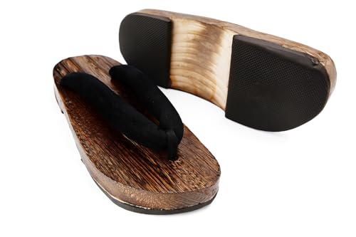 Image of Japanese Wooden Clogs Geta Slippers