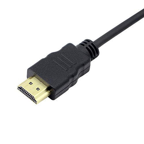 Image of Right AngleHDMI Coiled Cable,90A‚ Down Angle HDMI Male to HDMI Male Spring Spiral Cable Support 3D 1080P YOUCHENG for Camera, Monitor