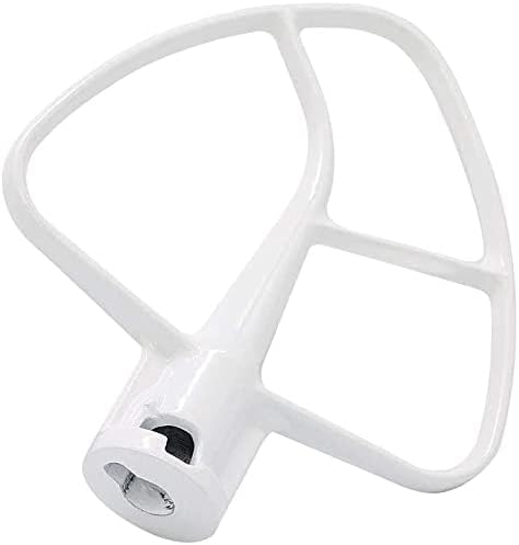 AMI PARTS K45B Flat Beater for kitchen aid Mixer, k45b Paddle Replace K45SS for Stand Mixers KSM75, KSM90, KSM95, KSM100, KSM103, KSM110, White, 4.5 qt