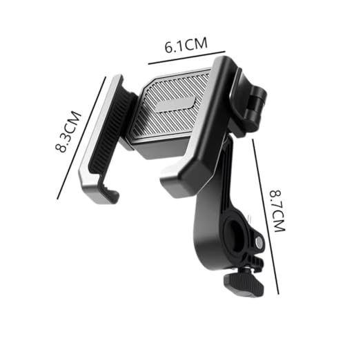 Image of Bike & Scooter Phone Mount for Navigation, 360 Swivel Rotation, Strong Clamp Lock Mechanism, Anti-Shake Shockproof Design, Universal Handlebar Compatibility