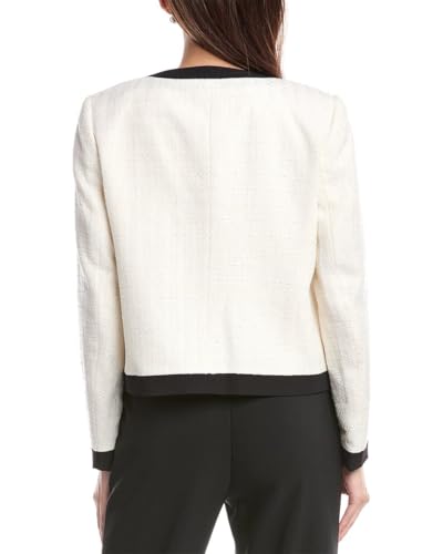 Anne Klein Women's Tweed Framed Cardi2