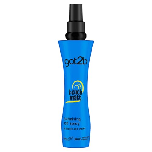 Schwarzkopf Got2B Beach Matt Salt Hair Spray Creates Waves And Textures With A Matt Finish 200 Ml
