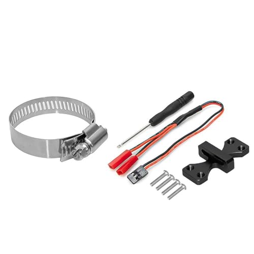 RC Car Toys For 1/5 1/6 1/8 1/10 3660 3670 4074 4068 4284 4274 1515 4284 4985 1717 Motor Heatsink Cooling Fan RC Car(30mm black)