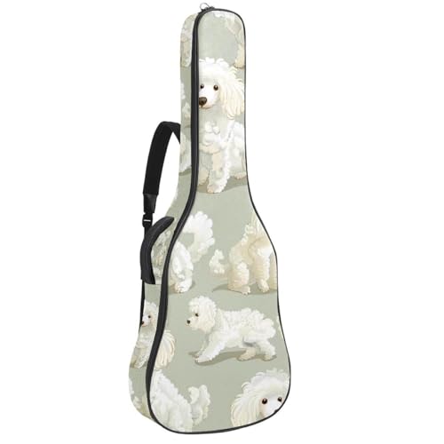 Sac de transport pour guitare acoustique élégant étanche housse caniche