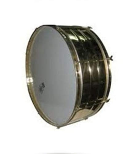 New Jaibharat Musicals Brass Bass Drum 28" inch