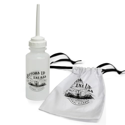 Image of BUE Reusable Enema Bottle -10oz BPA-Free. Bottoms Up Enemas