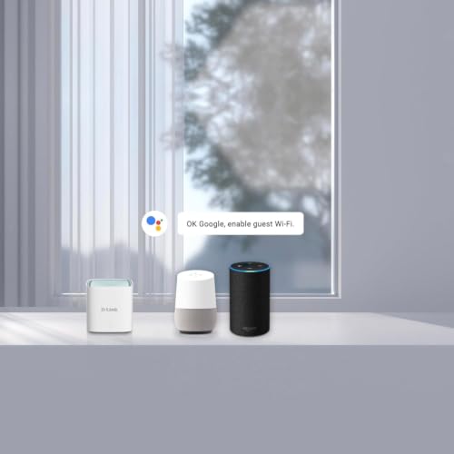 Image of M15 Eagle Pro AI AX1500 Mesh Wi-Fi 6 System, Dual Band, 2-Pack, up to 1500 Mbps, Covers 4000 Sq. Ft., Full Gigabit Ports, WPA3 Security, Compatible with D-Link