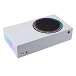 eXtremeRate RGB LED Light Strip for Xbox Series S Console, 7 Colors 39 Effects Multi Color Changing Flexible Tape Light Strip Kit for Xbox Series S Console with IR Remote, DIY Decoration Accessories