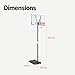 Amazon Basics Portable Basketball Hoop Outdoor Goal System, 4.75-10ft Adjustable