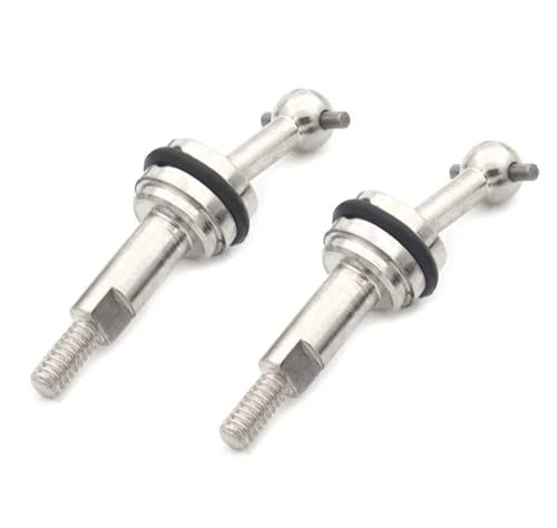 RC�N���[���[�p�A�b�v�O���[�h�p�[�c For Wltoys K999 P939 K969 K989 K979 P929 1/28 2mm�������^��CVD���j�o�[�T���W���C���g�V���t�g�AM2�i�b�g�t���ARC�J�[�A�b�v�O���[�h�p�[�c�A�J�[�A�N�Z�T���[(Silv