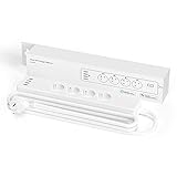 Multiprise Connectée (Type E), 10A Multiprise WiFi avec 4 AC Prises et 4 Ports USB Compatible avec Alexa, Google Home et SmartThings, Prise Intelligente avec Commande Vocale et Contrôle à Distance