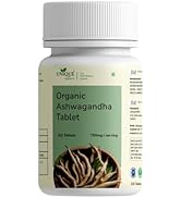 UNIQUE ESSENCE Organic Ashwagandha Tablets 750mg | 60 Vegan Tablets for Stress Relief, Immune Sup...