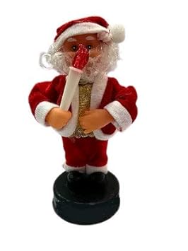 SkyzDreamland Musical Santa and Christmas Wreath for Christmas Decoration