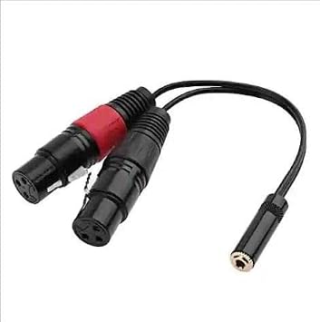 YKA 3.5 mm Stereo Di i-2 Xlr Di i Kablo 20 cm