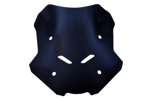 avdb-Moto Windschild/Windschutzscheibe kompatibel mit BMW F900XR 0K21 2020-2024 Polycarbonat (Schwarz)