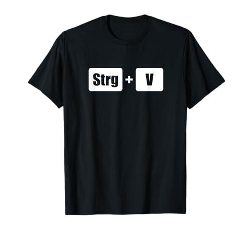 Ctrg + C/Strg + V – padres niños parejas Pasta Camiseta