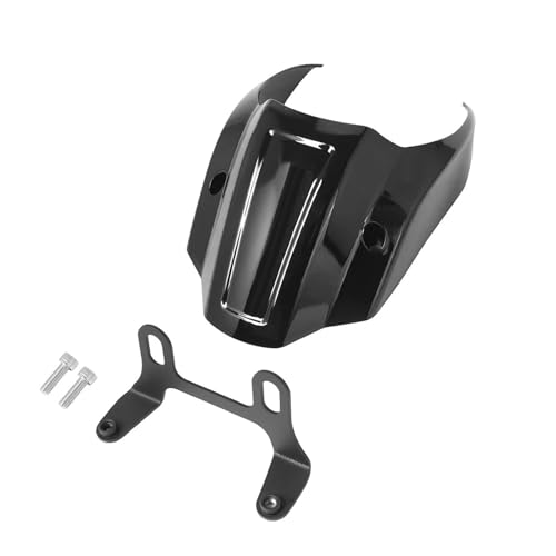 フィン スポイラート に適合する ソフテイル ストリートボブ Fxbb 2018 2019 2020 2021 2022 2023 グロスブラック ショートヘッドライトフェアリングカバー