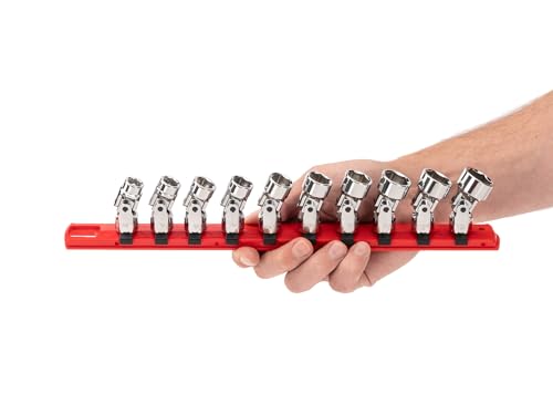 Image of TEKTON 3 /8 Inch Drive Universal Joint Socket Set, 10-Piece | SHD91119
