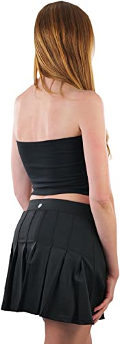 Image of ToBeInStyle Women's Cotton-Spandex Blend Stretchy Tube Top